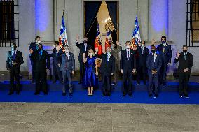 Heads of State and Government attending the transfer of command